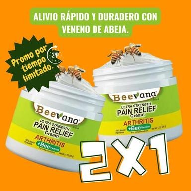 Crema Beevana para dolores y articulaciones 2x1