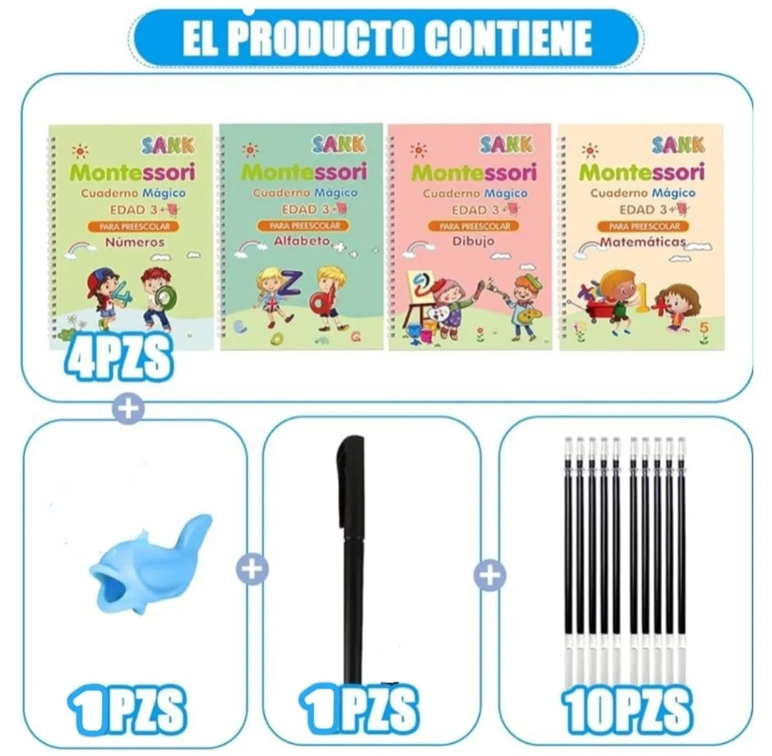 SET CALIGRAFIA SANKMAGIC MONTESSORI