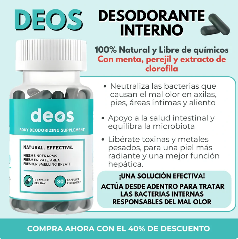 DEOS DESODORANTE ORGANIC PRO