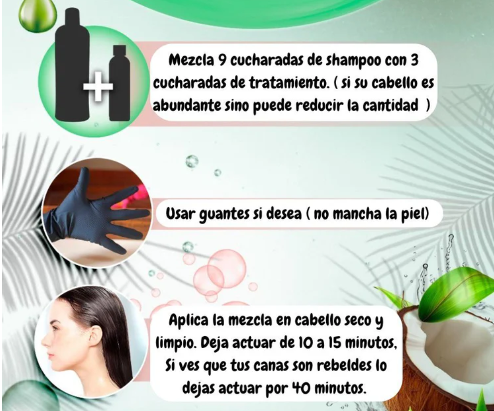 SHAMPOO CHAO  CANAS +TRATAMIENTO